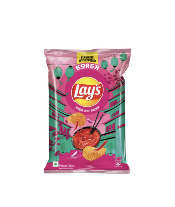 Lays korean chilli flavour chips 78g
