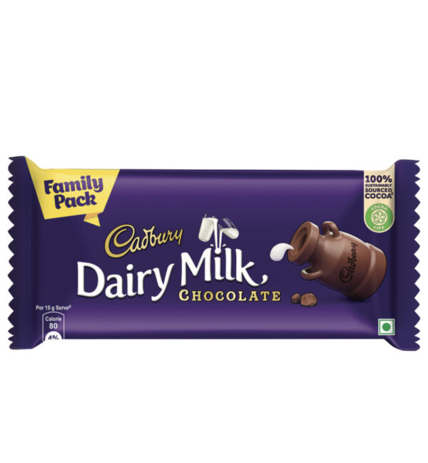 Cadbury dairy milk pack 123g