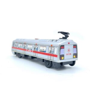 Pull back metro train kids toy
