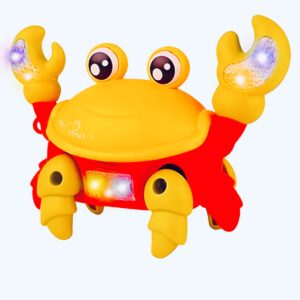 Crab baby toy battery included
