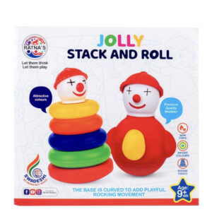 Jolly stack and roll toy
