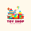 Beige Childish Online Store Toy Shop Logo (1)